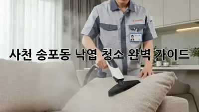사천 송포동 낙엽 청소🍂 완벽 가이드!