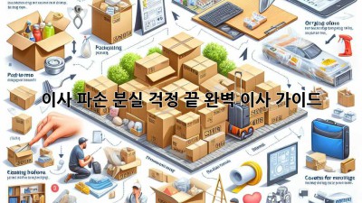 이사 파손, 분실 걱정 끝! 완벽 이사 가이드
